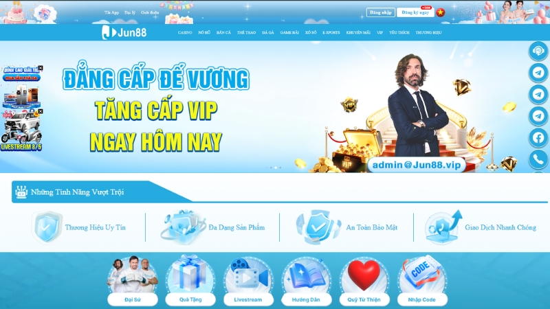 Lý do nên chọn cá cược tại JUN88 với bảo mật cao và giao dịch nhanh